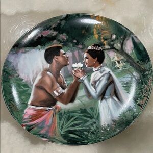 1985 Knowles “We Kiss in a shadow “Collector plate 4th Issue In “The King And I”